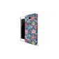 Galaxy S5 protective sleeve, akna retro floral series, 3D vintage floral pattern, non-slip Gummihaptik, semisolid rear protective case for the Samsung Galaxy S5 SV [Vintage White] (Wireless Phone Accessory)