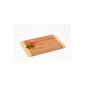 GRÄWE® Frühstücksbrett / cutting board made from bamboo, bicolour 23 x 15 cm (household goods)