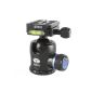 SIRUI K-20X tripod head (aluminum, height: 98mm, weight: 0.4kg, Loading capacity: 25kg) Black with Removable TY-60 (Accessories)