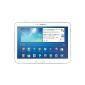 Samsung Galaxy Tab 3 25.7 cm (10.1 inches) Tablet (Intel Atom Z2560, 1.6GHz, 1GB RAM, 16GB internal memory, 3.2 megapixel camera, WiFi, Android 4.2) white (Personal Computers)