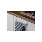 Stainless steel towel rack closet rod 23cm door towel rack towel bar towel rack door bars