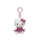 Ty - Ty40820 - Plush - Hello Kitty Keychain - Pink Tartan (Toy)