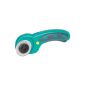 Wolfcraft 4152000 1x rotary cutter for plastic materials and paper, straight and curved cuts / Interchangeable 45 mm blade (tool)