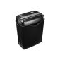 AmazonBasics shredders with removable receptacle, 5-6 leaf cross-section, for paper and plastic cards (optional)