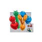 10 pieces figures BALLOONS Latex - balloons, various motifs (toys).