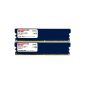 Komputerbay 4GB 2x2GB DDR2 PC2 8500 1066 240 pin DIMM 4GB KIT - comes with heatspreader for additional cooling (accessory)