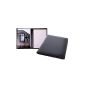 Writing Case A4, document folder, briefcase, conference binder, polished leather, cowhide.  (Office Supplies & Stationery)