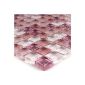 Glass mosaic tiles Pink Pink Glitter 15x15x8mm mosaic tiles bathroom tiles