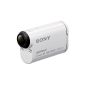 Sony HDR-AS100VR Sony Action Cam AS100V comes with integrated GPS steering watch Full HD 50p Wifi / NFC White (Electronics)