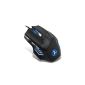 ECHTPower® 5500 DPI Optical Gaming 7 keys LED USB Mouse Mice For New Pro Gamer (Electronics)