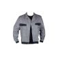 Work jacket and work jacket collar jacket S-XXXL IW057 in gray (Textiles)