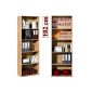 Standing shelving oak TYPE 73051/03 - Wall shelf Storage Rack Shelf Shelves
