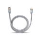 Oehlbach White Magic 220 High Speed ​​HDMI® Cable with Ethernet white 2.20m (Electronics)