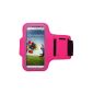Practical Sports Armband Case for Samsung Galaxy S5 / S4 / S3 in pink with key specialist of Prima Case (Electronics)