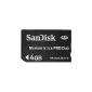 SanDisk Memory Stick Pro Duo Memory Card 4GB (Retail Packaging) (Accessories)
