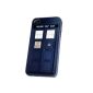 iphone 4 4S Doctor who tardis Police box, police box Doctor Who TARDIS back Shell Case Design Case (Electronics)