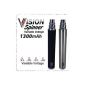 Vision - Spinner Ego Battery Adjustable 3.3-4.8 V 1300 mah - Without Nicotine Tobacco Ni - Black (Personal Care)