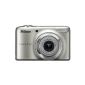 Nikon Coolpix L25 Digital Camera (10 Megapixel, 5x opt. Zoom, 7.5 cm (3 inch) display, image stabilized) Silver (Electronics)