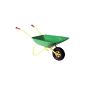 rolly toys 271 801 - Wheelbarrow of metal green / yellow, 80cm (Toys)