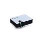 TFT LCD mini mobile projector for family entertainment 800 Lumens Maximum resolution: 1920 * 1080 2015 New Version MN-50