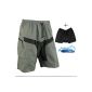 Santic Short Cycling Coolmax padding Removable Skin With Grey For Men
