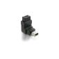 DELOCK Adapter USB-B mini 5pin plug / socket 90Gradgewink.  (Accessories)