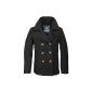 BRANDIT Pea Coat Navy jacket Navy jacket Men winter jacket (Textiles)