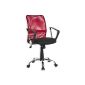 Desk chair RUDI red