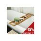 SoBuy 70cm long Beautiful Bath tray made of high quality bamboo, bath board, bathtub edition FRG18 (household goods)