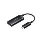 Original Samsung HDMI adapter cable EPL 3FHUBEGSTD (compatible with Galaxy S3 / S3 LTE) in black (Accessories)
