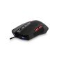 EasyAcc® Anaconda Gaming Mouse 2400 DPI Ergonomic Accurate Wired Optical USB Laser Gaming Mouse with 6-Button 3 Adjustable DPI levels for PC, MacBook, Samsung Chromebook, Alien Waree, Black (Accessories)