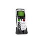 Doro Secure 580 GSM mobile phone (4 speed-dial keys, safety timer) Black and White (Electronics)