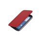 kwmobile® practical and chic flap protective case for Samsung Galaxy Grand Neo / Grand Duos in Red (Wireless Phone Accessory)
