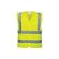 Safety vest, EN 471 High-Viz Gr.S / M, L / XL, XXL, XXXL yellow (Textiles)