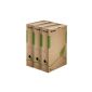 Esselte Eco - Set of 25 boxes Archive Back 80mm - Brown (Office Supplies)