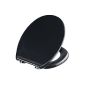 Cornat Calisto toilet seat, black, KSCAL50 (tool)