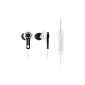 Philips Action SHQ2305WS Fit Sport Earphones resistant to perspiration Black (Electronics)