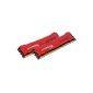 Savage HyperX RAM 8 GB DDR3 1600 MHz Non-ECC DIMM Kit Cl9 (2X4Go) XMP, Red HX316C9SRK2 / 8X (Personal Computers)