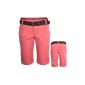 Eight2Nine by Fresh Made Ladies Bermuda Chino shorts with belt MOD 6008 (Textiles)