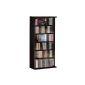ONUX CD / DVD furniture cabinet shelf collecting shelf standing shelving archiving Furniture Rack Black