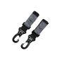 Laessig LHO01 stroller attachment - Stroller Hooks black 2 piece (Baby Product)