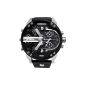 Diesel - DZ7313 - Men's Watch - Quartz Chronograph - Leather Strap Black (Watch)