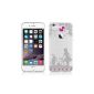 JAMMYLIZARD | Sketch Transparent Silicone Back Cover Case for iPhone 6 4.7 inches, Alice in Wonderland (Wireless Phone Accessory)