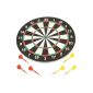 HUDORA dartboard York, 43 cm Ø, 6 arrows (equipment)