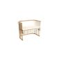 Babybay varnished with nest and mattress, white (Baby Product)