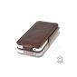 Exclusive Leather Case for iPhone 4 & 4S case from Brazilian leather, Color: Brown (Wireless Phone Accessory)