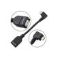 USB OTG adapter cable Samsung Galaxy S5 / S4 / S3 / S2 / SII / i9100, google nexus 7 (Electronics)