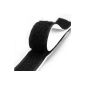VivReal® Strip Ribbon Scratch Velcro Hook Loop Sandpaper Black 200cm (Office Supplies)