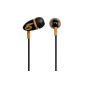 Hama 00014299 Pack of 3 Headphone-ear silicone 3.5mm 1.2m Black / Orange (Electronics)