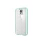 [Air Cushion] [+ Screen Film] Spigen Samsung Galaxy S5 Case Bumper ** NEW ** ULTRA HYBRID [Mint] Full HD * Japanese * Screen Protector Included + Air Cushion Technology Corners + Bumper Case with Clear Backpanel for Galaxy S5 / Galaxy SV / SV Galaxy (2014) - Eco-Friendly Packaging - Mint (SGP10846) (Accessories)